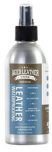 Premium 8 oz Leather Waterproofing Spray for Suede, Nubuck & All Leather Goods | Protects Shoes, Bags, Jackets, Furniture & Car Interiors | Ideal for Outdoor, Travel & Daily Use