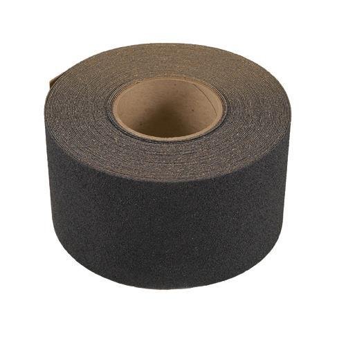 2 Inch x 60 Feet Black Anti-Slip Vinyl Tape for Walk-In Freezers & Refrigerator Floors - Non-Slip Safety Grip for Commercial Kitchens, Warehouses, and Industrial Workplaces