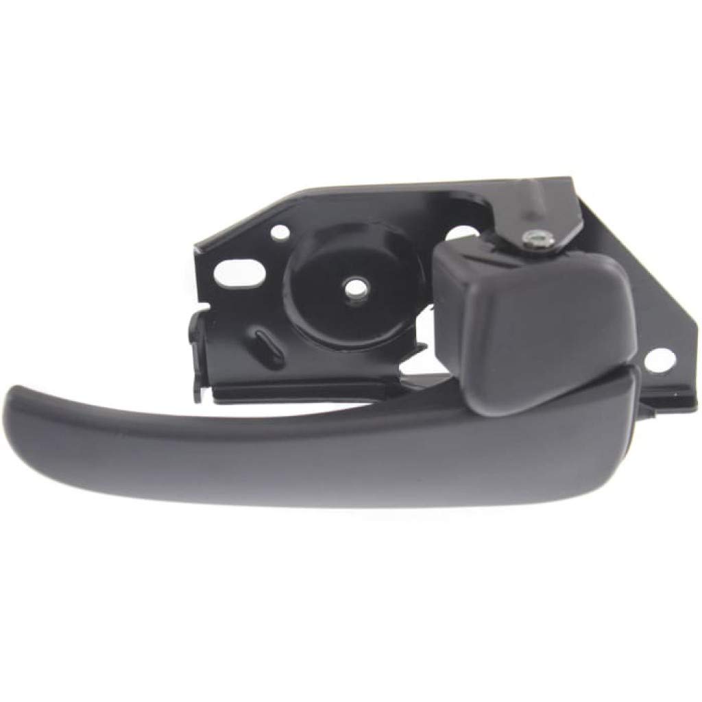 2001-2006 Kia Optima Front or Rear Passenger Side Interior Door Handle with Lock Button - Textured Black Replacement for SE/EX Trim | Perfect for Door Repair & Car Interior Upgrade