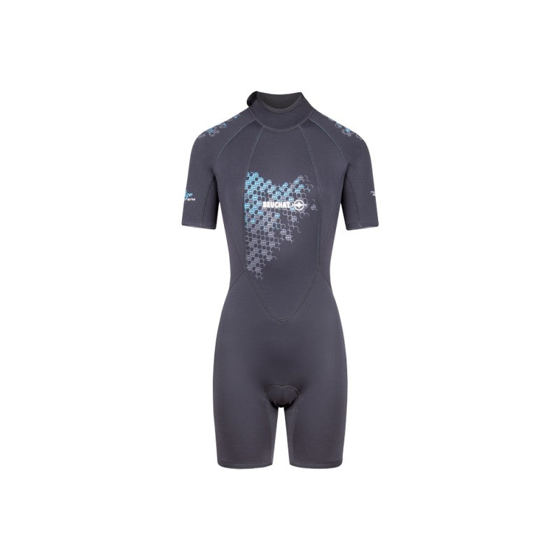 Beuchat Alize 3mm Women's Shorty Wetsuit - Warm & Flexible Neoprene for Snorkeling, Diving & Water Sports