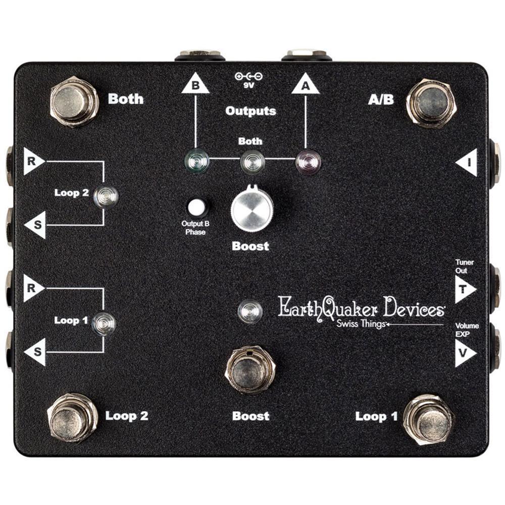Earthquaker Devices Swiss Things Pedalboard Reconciler - Premium Guitar Effects Router & Signal Chain Manager for Professional Musicians | Perfect for Live Performances & Studio Recording