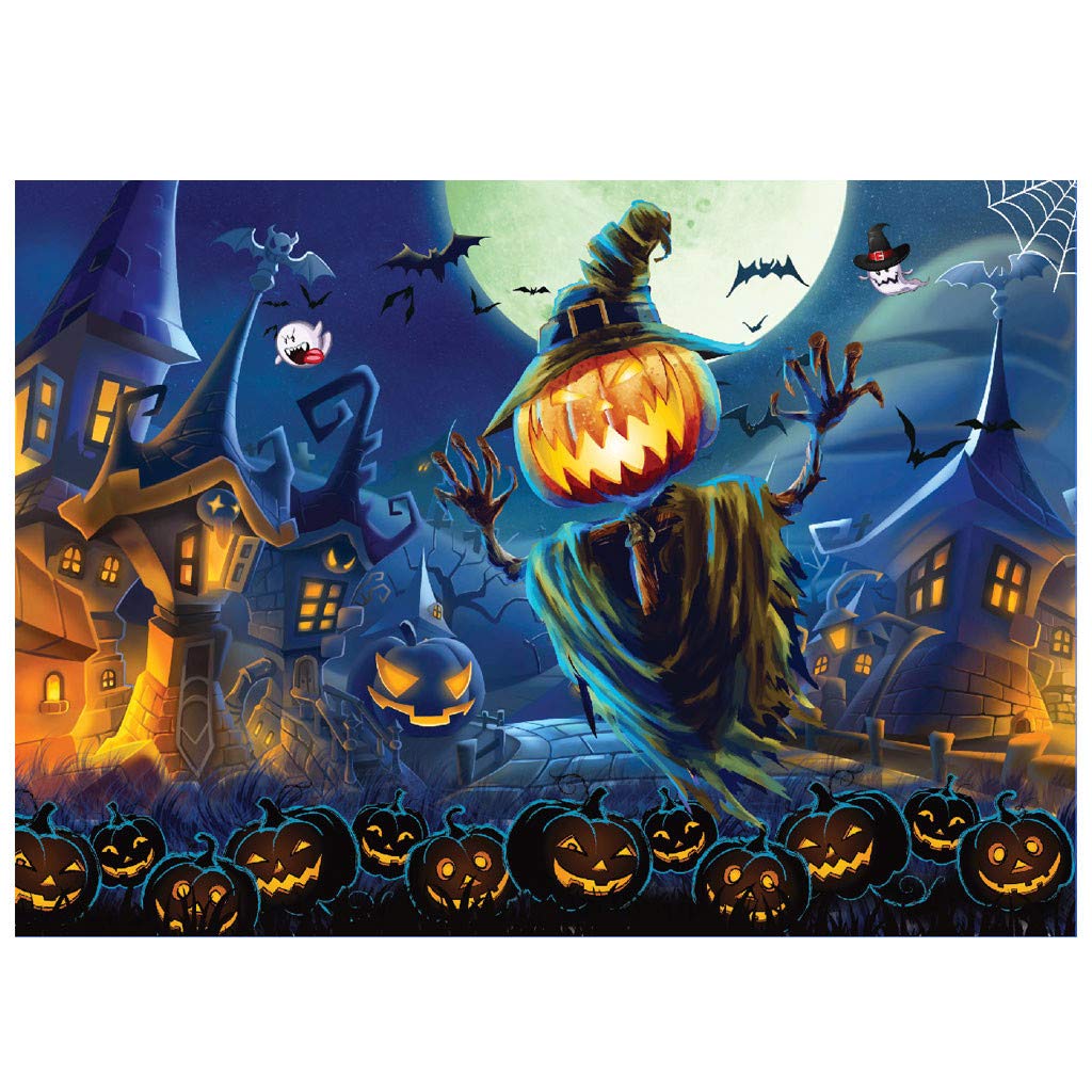 Loinrodi 1000-Piece Halloween Puzzle for Adults - 27.5x19.6 Inch Jigsaw Puzzle Game - Fun & Challenging Brain Teaser - Perfect for Family Game Night, Party Activities & Home Decor