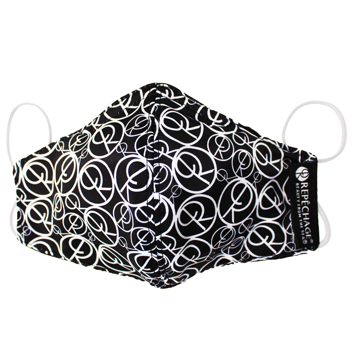 Repêchage® Reusable Cloth Face Mask for Women & Men - Breathable Washable Fabric with Adjustable Ear Loops - Perfect for Daily Use, Travel, Gym & Outdoor Activities
