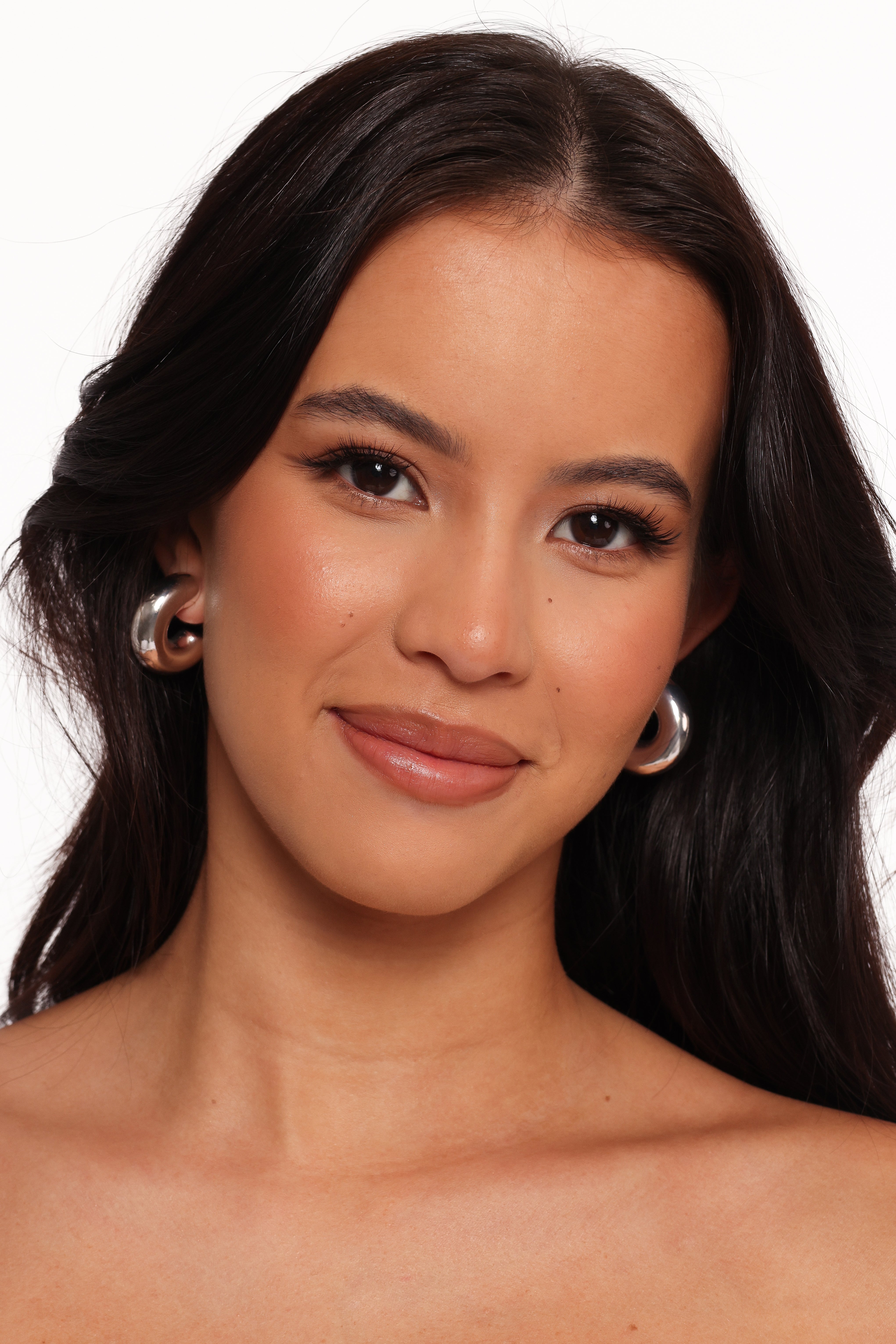 Katie Hoop Earrings for Women - Sterling Silver Dangle Hoops - Perfect for Everyday Wear, Parties & Special Occasions