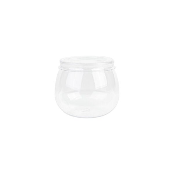 4 oz. Clear Plastic Mousse Cups with Lids - 6 Pack | Disposable Dessert Containers for Parfaits, Pudding, Jello & Party Snacks | BPA-Free Food Storage