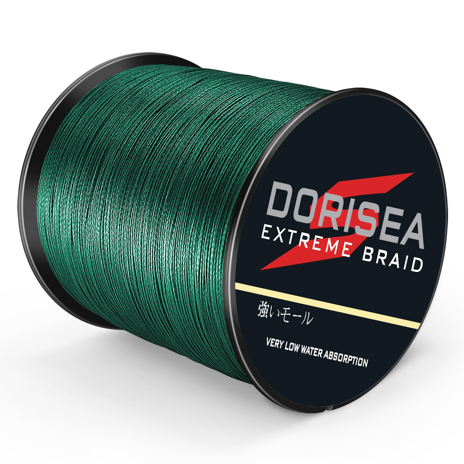 Extreme Braid 100% PE Moss Green Braided Fishing Line 109-2187 Yards 6-550LB Test Super Strong Zero Stretch Fishing Wire - Perfect for Saltwater, Freshwater, Bass, Trout & Offshore Fishing