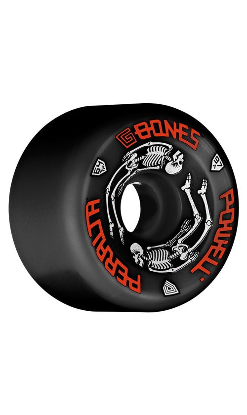 Powell Peralta G Bones Wheels 97a - High Performance Skateboard Wheels for Street & Park Skating - Perfect for Cruising, Tricks & Smooth Rides