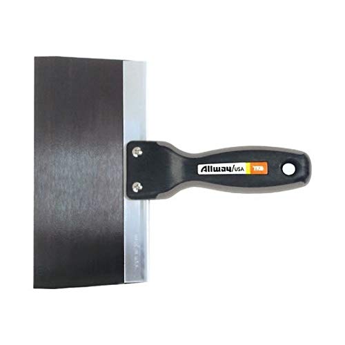 ALLWAY TOOLS TK8 8-Inch Blue Steel Tape Knife with Durable Solid Handle & Non-Slip Rubber Grip - Bulk Pack of 20 - Perfect for Drywall, Spackling, Painting & DIY Home Projects