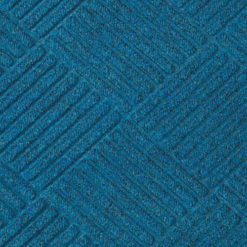 Premium Two-Sided Waterhog Entrance Mat 4' x 8' - Medium Blue - Durable & Non-Slip Floor Mat for High Traffic Areas - Ideal for Homes, Offices, Schools & Commercial Spaces