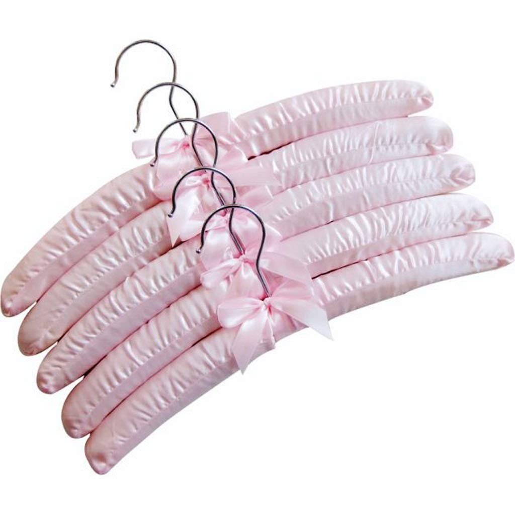 20pcs Space Saving Anti-Slip Silk Clothes Hangers with Bow Design - Seamless Closet Organizer for Adults - Perfect for Small Spaces, Travel & Wardrobe Organization (Elegant Color)