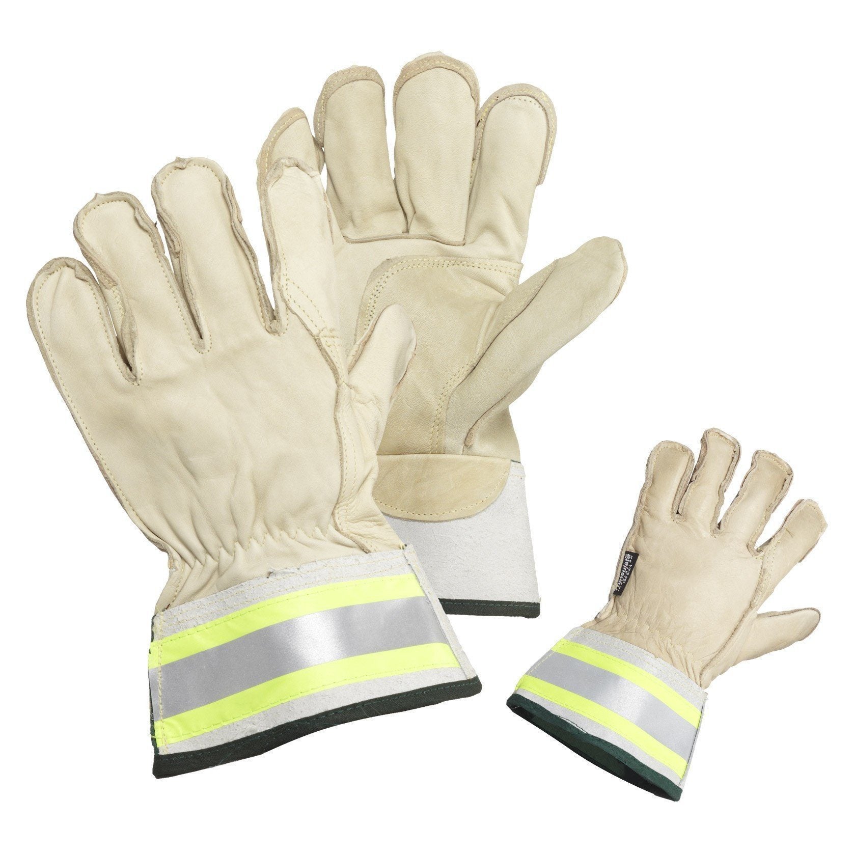 Forcefield Arborist's Gloves with Reflective Cuff - Durable Tree Climbing & Landscaping Work Gloves for Professional Arborists & Gardeners - Perfect for Outdoor Safety & High Visibility Work