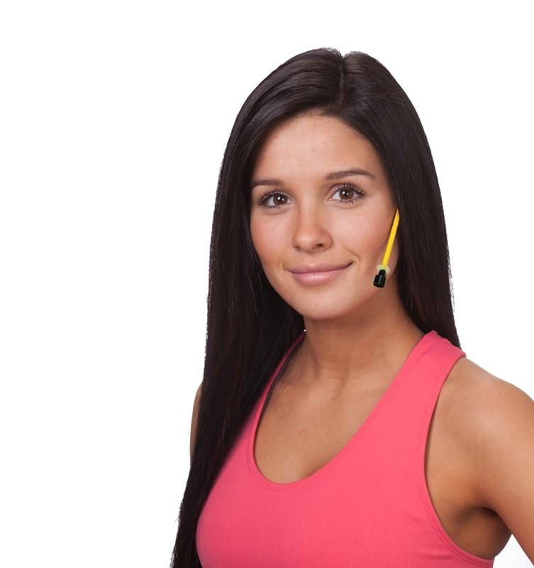 Aeromic Fitness Headset Microphone - Wireless Bluetooth Headset with Noise Cancelling Mic for Gym, Running & Workouts - Perfect for Trainers, Instructors & Fitness Enthusiasts