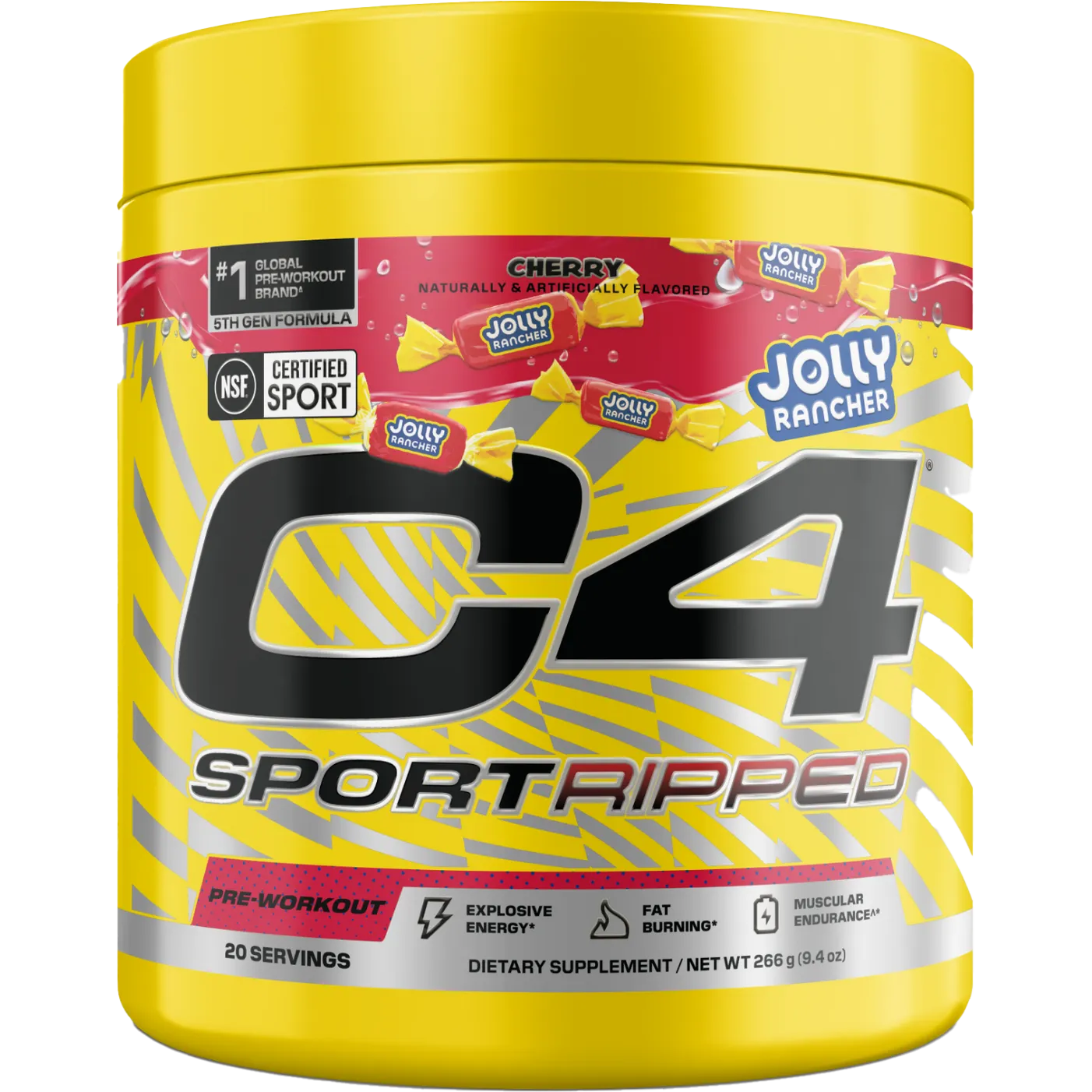 Cellucor C4 Sport Ripped Pre-Workout Powder - Fat Burner & Energy Booster for Men & Women - Ideal for Gym, Weight Loss & Fitness Training