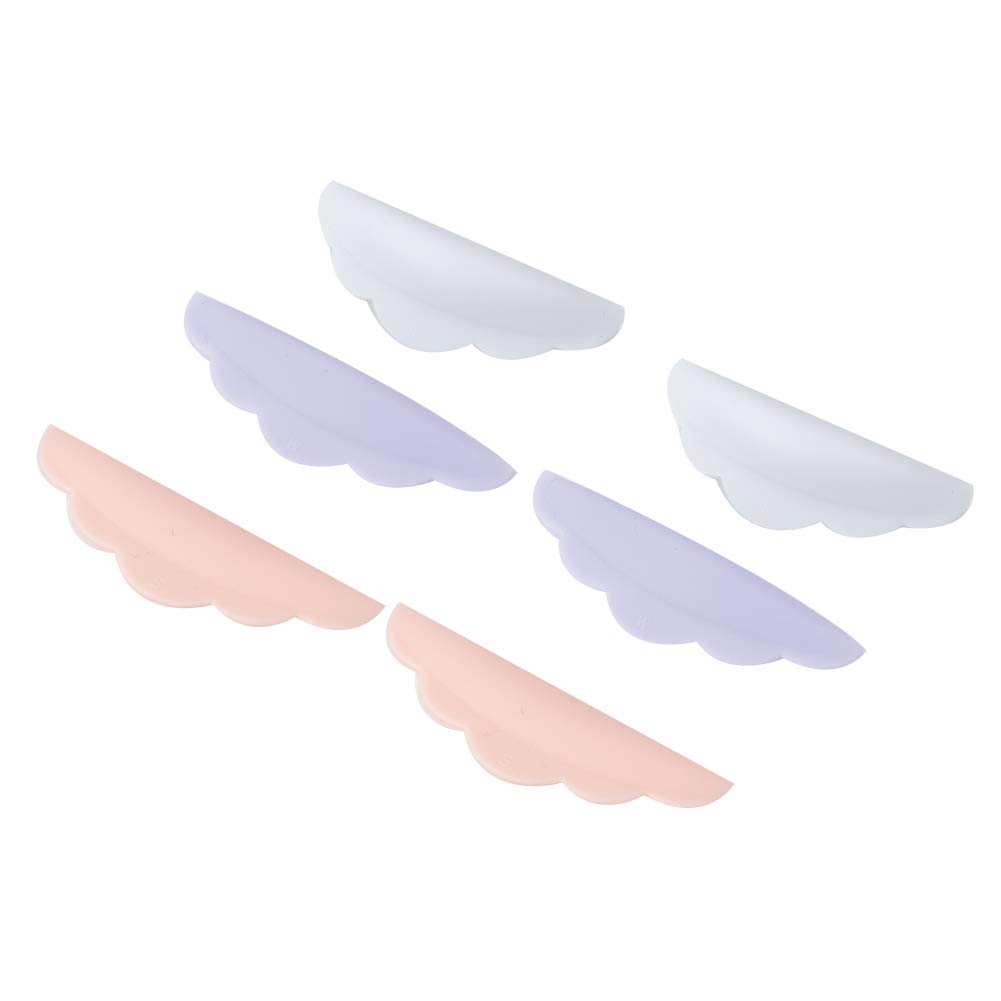 Lint-Free Under Eye Silicone Pads - Smooth Front & Collagen-Infused Back - Professional Salon & Home Use for Eyelash Extensions & Facials (3 Pairs) - Perfect for Dark Circle Reduction & Post-Treatment Soothing