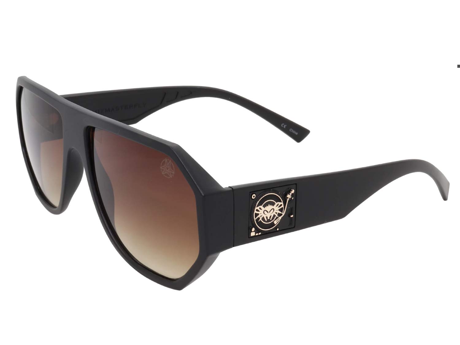 BLACK FLYS Sunglasses Mix Master Fly - Mix Master Mike Collaboration 62mm Lens 18mm Bridge 148mm Arm - Stylish UV Protection for Outdoor Sports & Street Fashion
