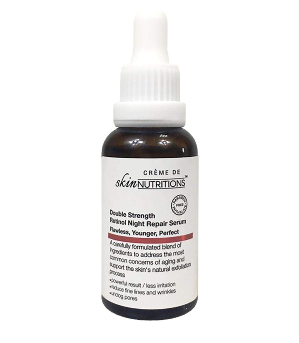 Double Strength Retinol Night Repair Serum for Anti-Aging & Wrinkle Reduction - Dark Spot Corrector & Skin Brightening Treatment for Face & Neck - Perfect for Nighttime Skincare Routine & Dry Skin Care