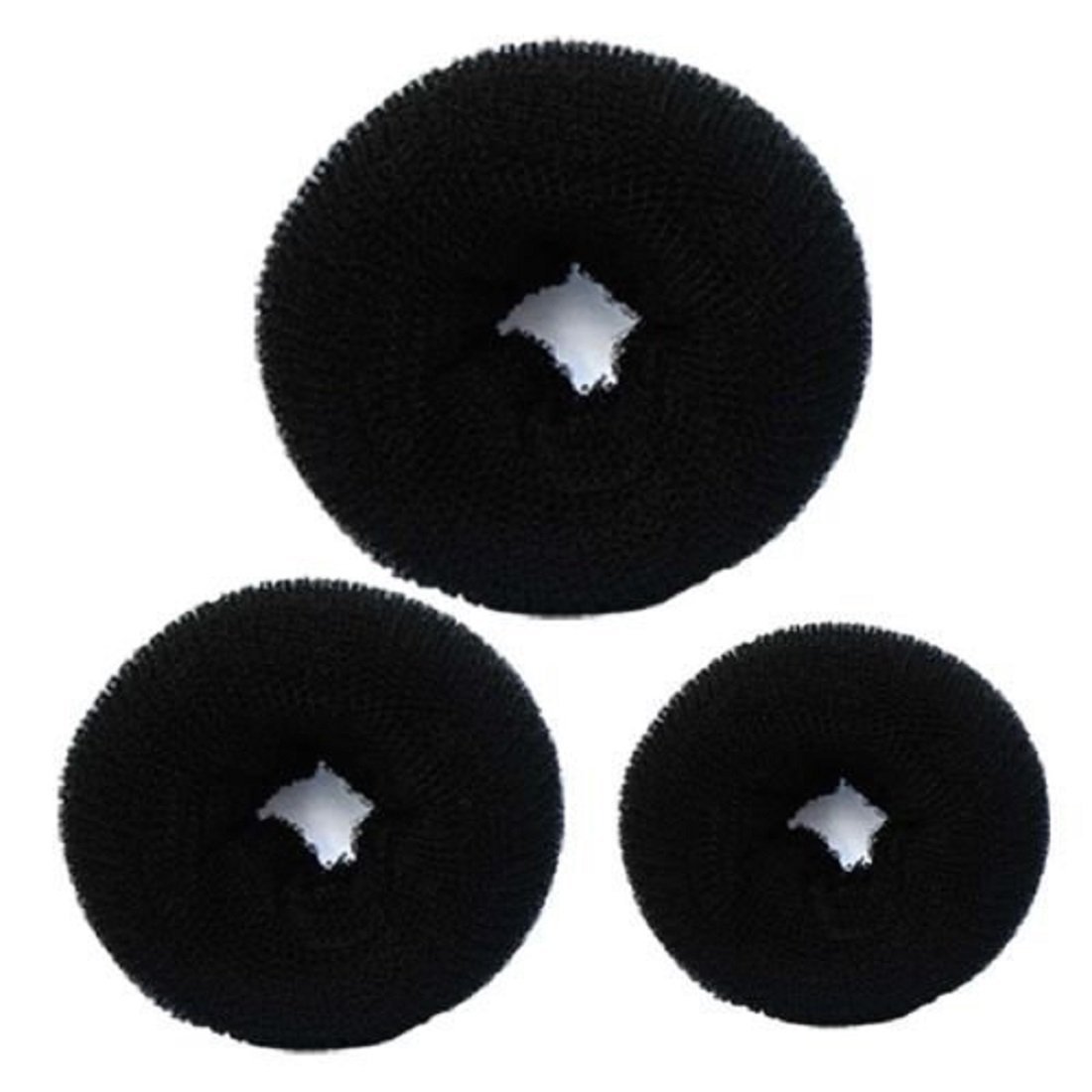 BOXO Hair Donut Bun Maker for Women & Girls - 20g Black Hair Accessories for Perfect Buns & Updos - Pack of 1 (10846) - Great for Parties, Weddings & Everyday Hairstyling