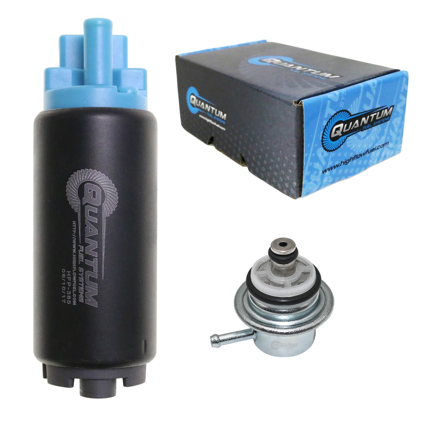 QFS OEM Marine Fuel Pump Replacement for Mercury Outboard & Mercruiser Inboard Engines 135HP-200HP (1998-2014) - Compatible with OEM 866169T01 & 892681 Fuel Pressure Regulator - Perfect for Boat Engine Maintenance & Marine Repair