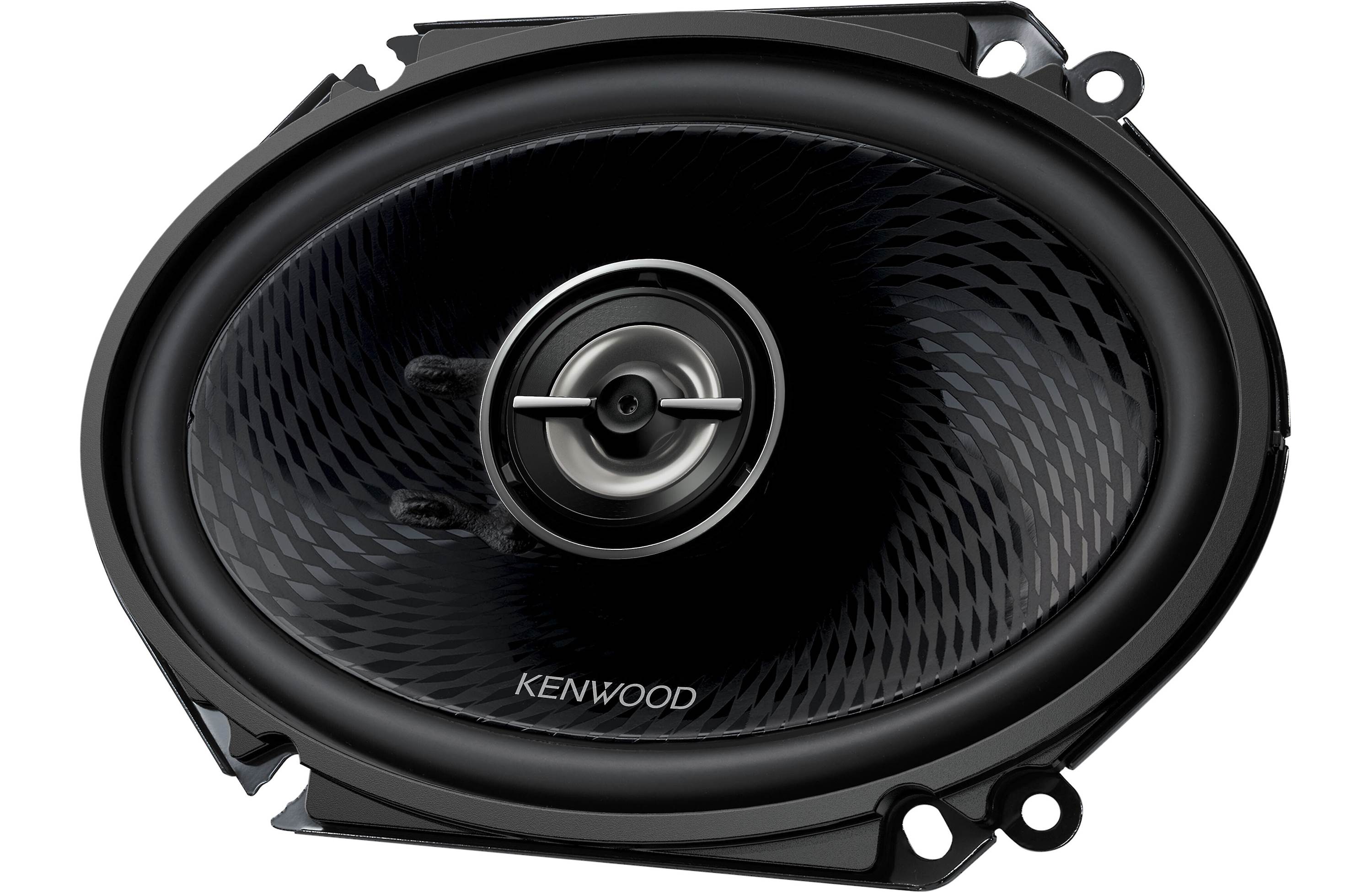 Kenwood KFC C6898RS RS Series 6x8 Inch 2-Way Coaxial Car Speakers (Pair) - Premium Sound for Trucks, SUVs and Automotive Audio Systems
