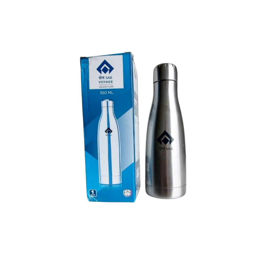 Steel Vacuum Flask Set - 350ml for Travel & Outdoors