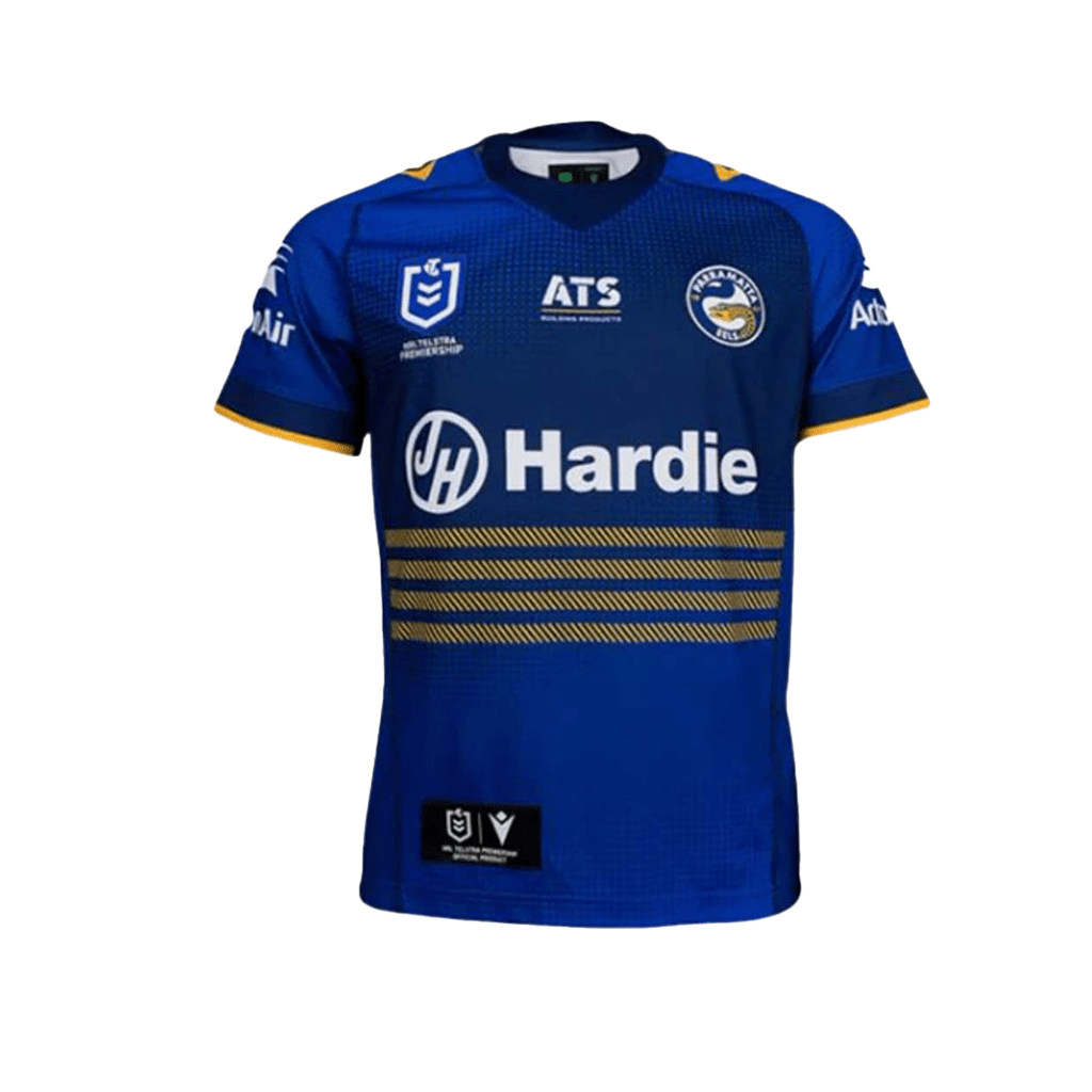 Parramatta Eels 2025 Home Jersey Youth - Official NRL Rugby League Team Uniform for Kids & Teens - Perfect for Game Day, Fan Events & Sports Enthusiasts