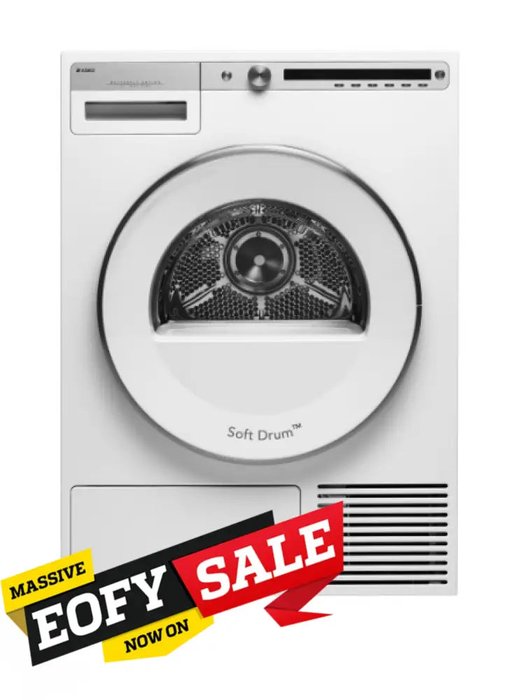 ASKO T410HDW 10kg Energy Efficient Heat Pump Dryer - Perfect for Large Families & Eco-Friendly Laundry Rooms