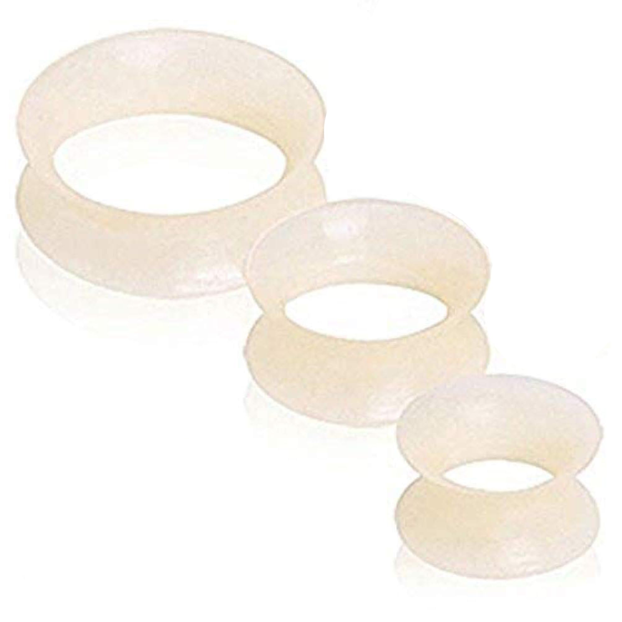 Ultra Thin Flesh Tone Silicone Earskin Plugs for Jewelry - Comfort & Style