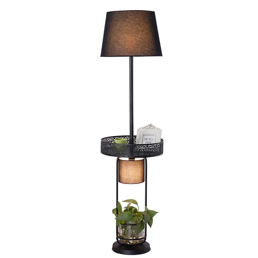 Nordic Style CHUNSHENN Floor Lamp with Storage Shelf - Modern Living Room, Study & Coffee Table Lighting - Perfect for Reading Nook and Cozy Home Decor