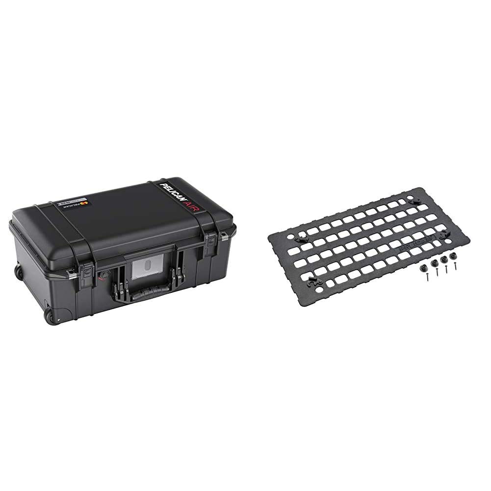 Pelican Air 1535 Waterproof Hard Case with Custom Foam Insert & MOLLE Panel Lid - Durable Protective Case for Camera Gear, Electronics & Tactical Equipment - Perfect for Travel, Outdoor Adventures & Professional Use