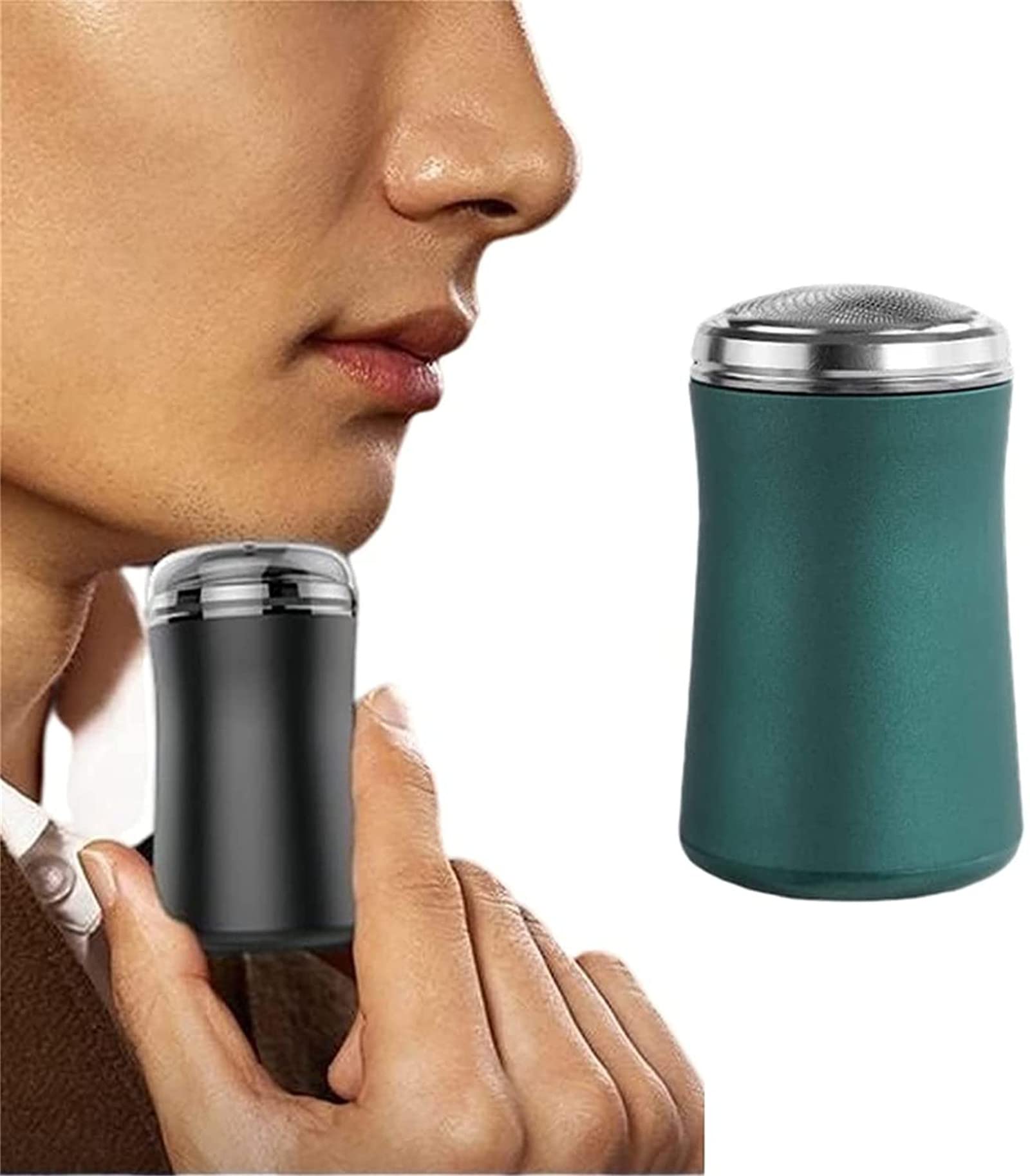 MTDBAOD Mini Electric Shaver for Men - Portable Waterproof IPX5 Wet/Dry Foil Shaver, Pocket-Sized Travel Shaver with Washable Design - Perfect for Valentine's Day Gifts, Business Trips & Daily Grooming
