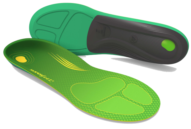 Superfeet RUN Comfort Insoles for Running - Cushioned Arch Support for Pain Relief & Enhanced Performance - Perfect for Jogging, Hiking & Daily Wear