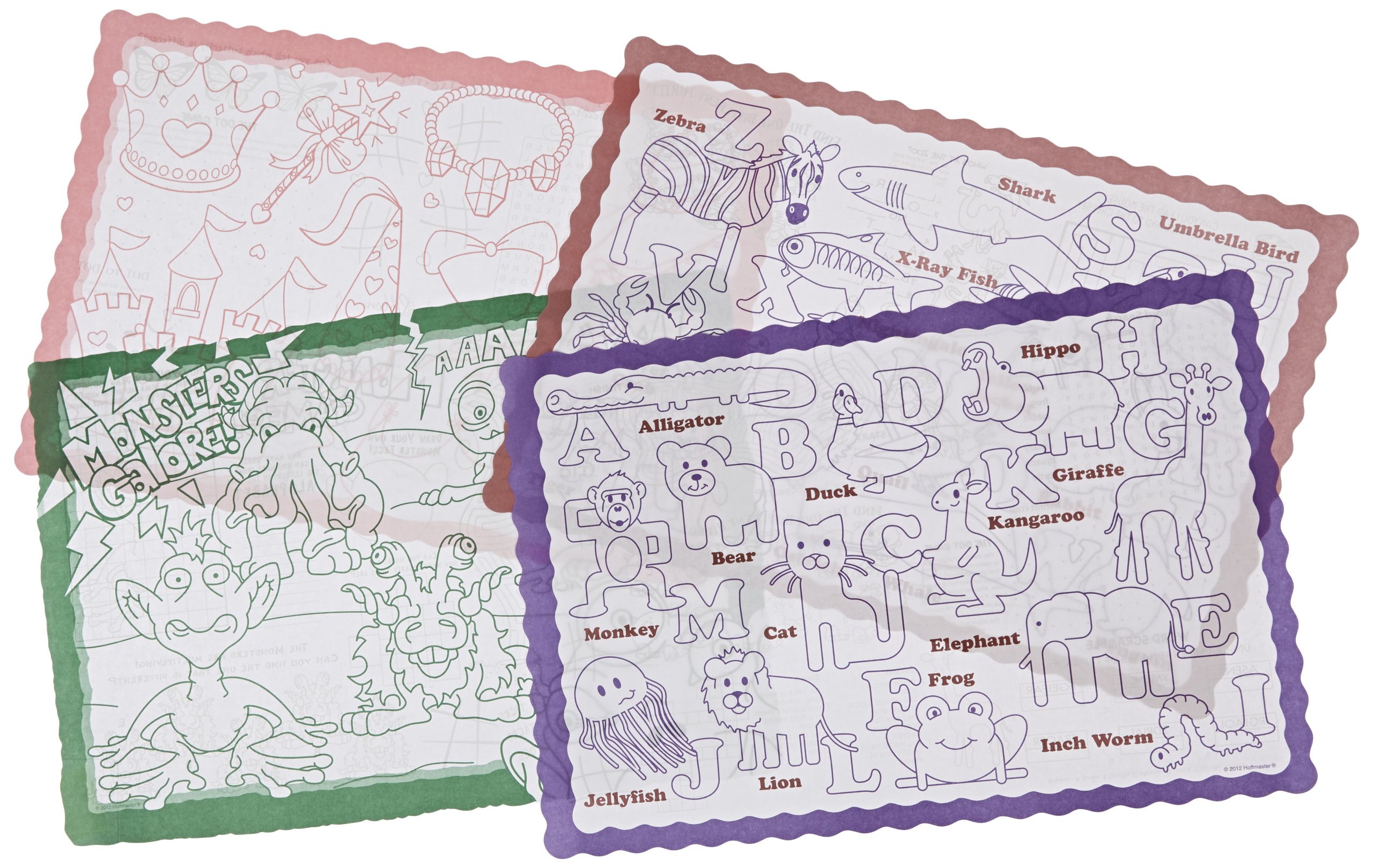 Hoffmaster 326191 Color Me Refill Placemat - 14
