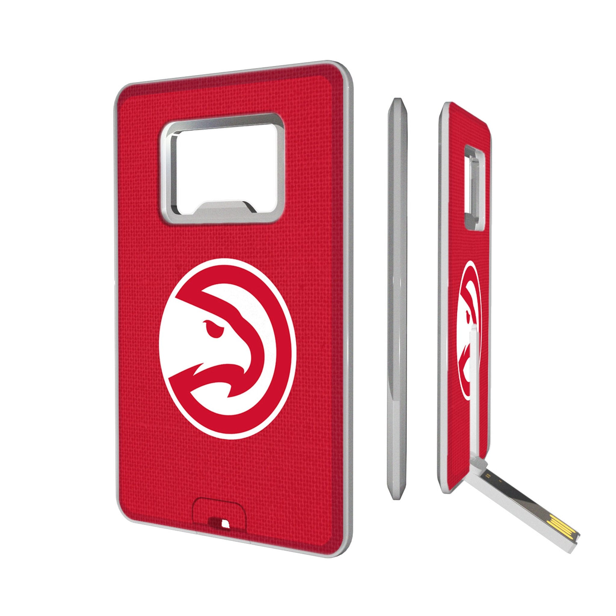 Atlanta Hawks 32GB USB Flash Drive with Credit Card Design & Bottle Opener - Perfect for Gifts, Office Supplies & Game Day Accessories