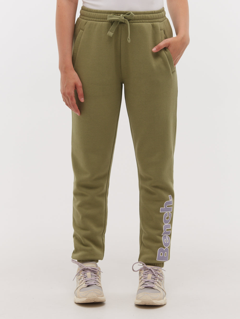 Frynn Outline Logo Joggers for Women - Comfortable Athletic Pants with Stylish Design - Perfect for Running, Yoga, Gym and Casual Wear