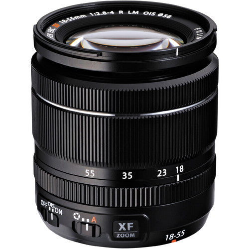Fujifilm XF 18-55mm f/2.8-4 R LM OIS Lens for X-Mount Cameras | High-Quality Zoom Lens with Optical Image Stabilization | Perfect for Travel, Portrait & Street Photography