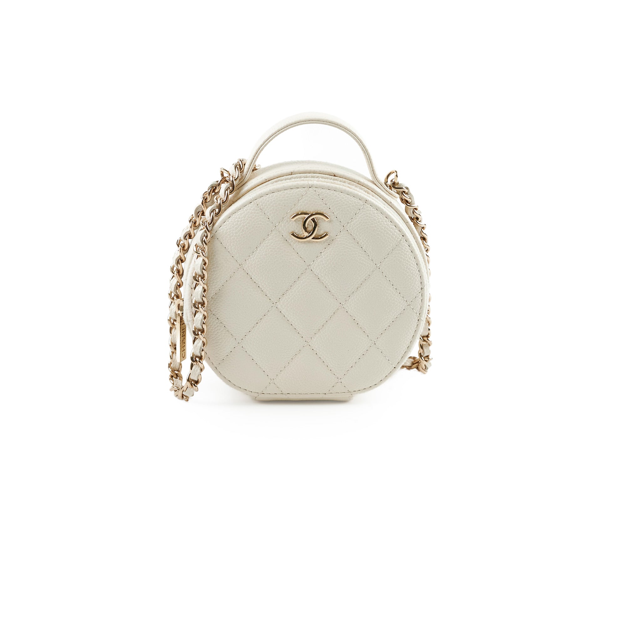 Chanel Small Round White Crossbody Bag Series 31 - Luxury Designer Shoulder Purse for Women | Perfect for Date Night, Parties & Everyday Use