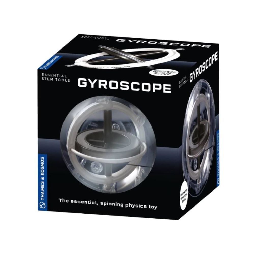 Thames & Kosmos Gyroscope - Premium Physics Science Toy for Kids & Adults | STEM Learning, Educational Gift, Fun Experiments | Perfect for Classroom, Home Science Projects & STEM Activities