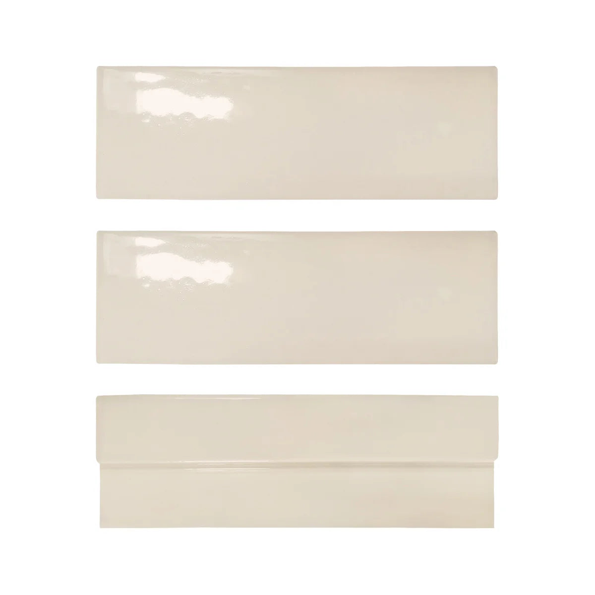 Fez Collection: Zellige Inspired 2x6 Glossy Ceramic Wall Tiles - Moroccan Style Home Decor for Kitchen Backsplash, Bathroom & Fireplace