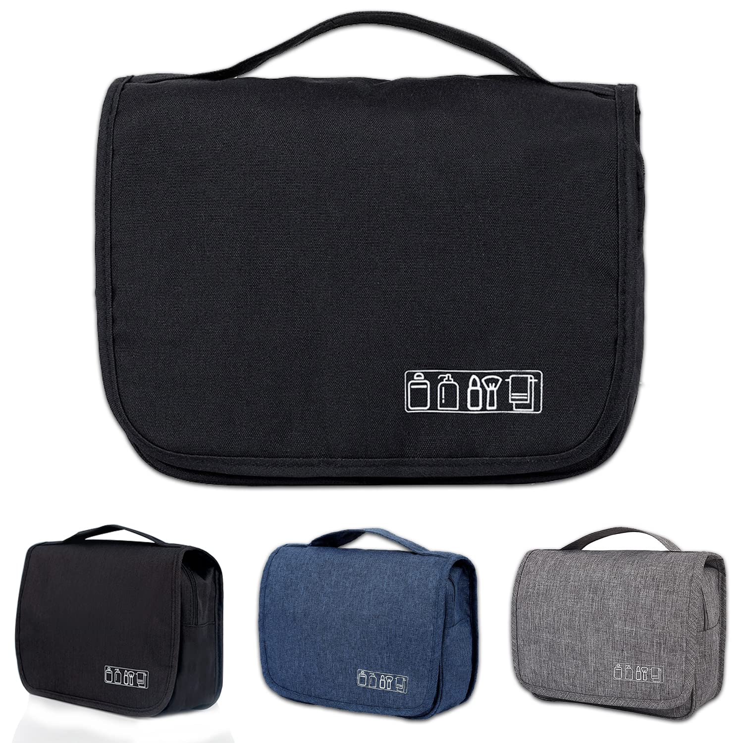 Waterproof Hanging Toiletry Bag for Women - Travel Cosmetic Organizer for Makeup & Accessories - Perfect for Vacation & Gym