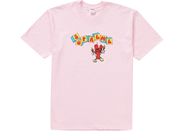 Supreme Dynamite Graphic T-Shirt for Men - Soft Cotton Pink Tee - Streetwear Fashion for Casual Wear & Hip Hop Style
