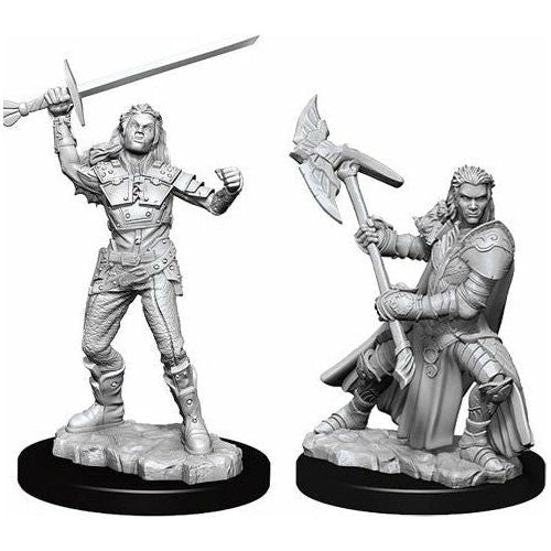 D&D Miniatures - Nolzur's Marvelous Miniatures Half-Orc Female Fighter Figure for Dungeons & Dragons RPG, Tabletop Gaming & Collectors | Perfect for D&D Campaigns, Battle Scenes & Fantasy Displays