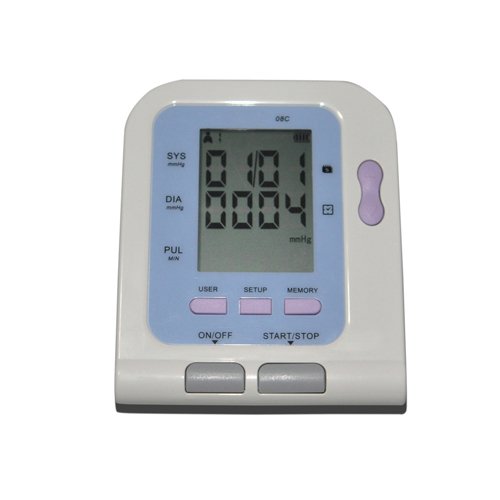 Digital Blood Pressure Monitor with Free Software 08C - Accurate Home BP Machine for Heart Health Tracking | Ideal for Seniors, Fitness Enthusiasts & Daily Health Monitoring