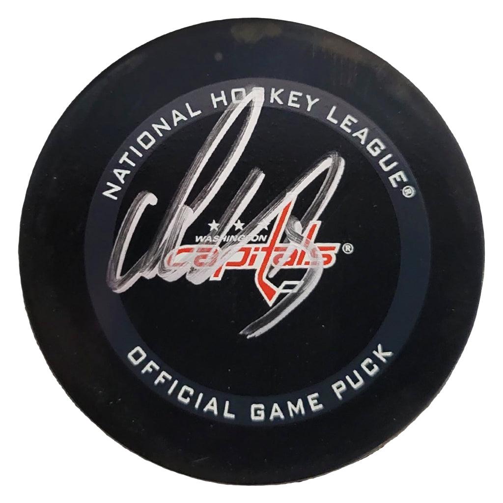 Alexander Ovechkin Autographed Washington Capitals NHL Game Puck with JSA COA - Perfect for Hockey Fans, Collectors & Sports Memorabilia Displays