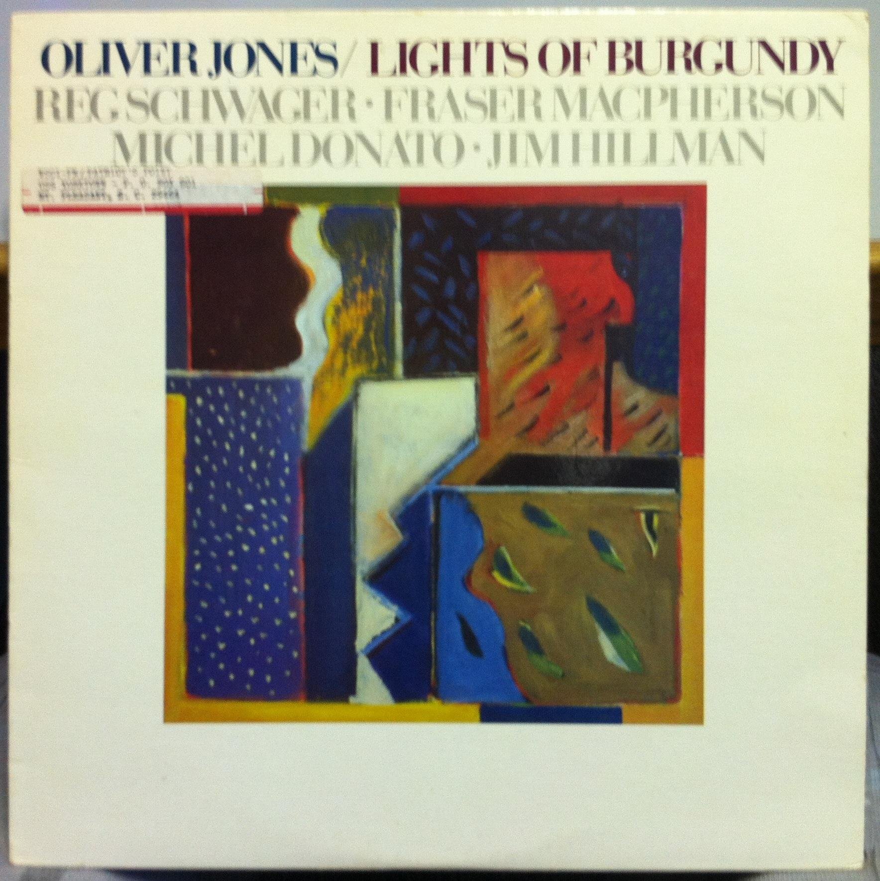 OLIVER JONES LIGHTS OF BURGUNDY Jazz Vinyl Record LP - Classic Jazz Music for Relaxation, Dinner Parties & Vinyl Collectors