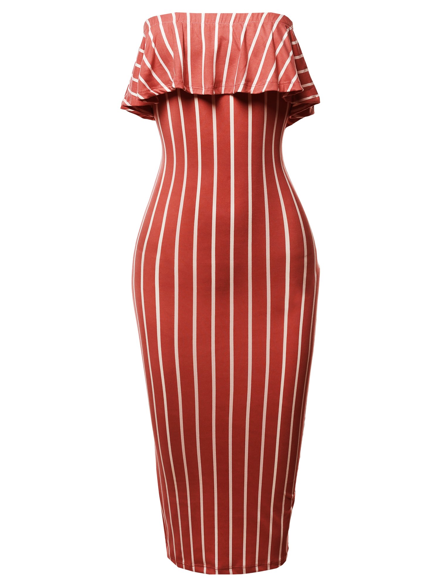Emma Women's Off-Shoulder Crepe Midi Dress - Solid & Floral Prints | Perfect for Summer Weddings, Beach Vacations & Date Nights