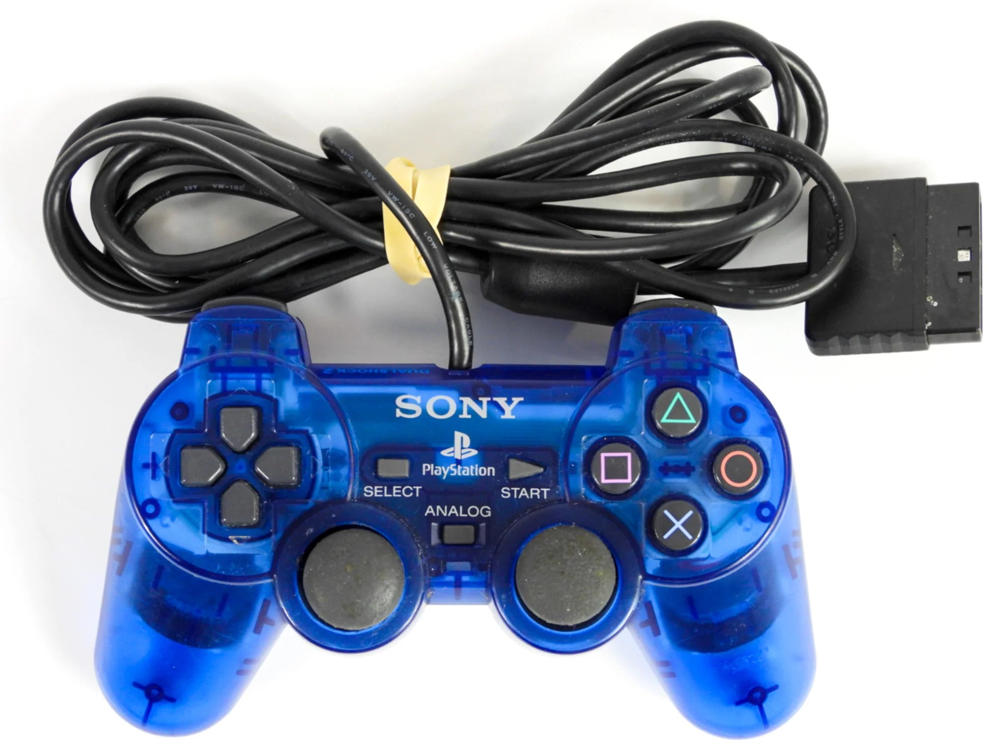 Original PlayStation 2 DualShock 2 Controller - Ocean Blue | Wireless Gaming Controller for PS2 Consoles | Perfect for Retro Gaming & Classic PS2 Games