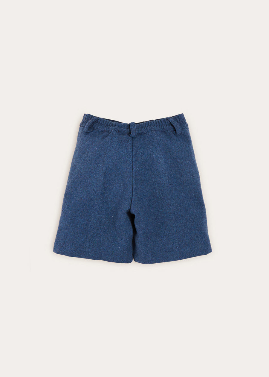 Blue Wool Shorts for Kids (4-10 Years) - Comfortable & Durable for Outdoor Play, School, and Casual Wear