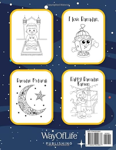 Ramadan Coloring Book for Kids - Islamic Activity Book with Fun Pages for Children | Perfect for Ramadan Gifts, School Projects & Family Bonding