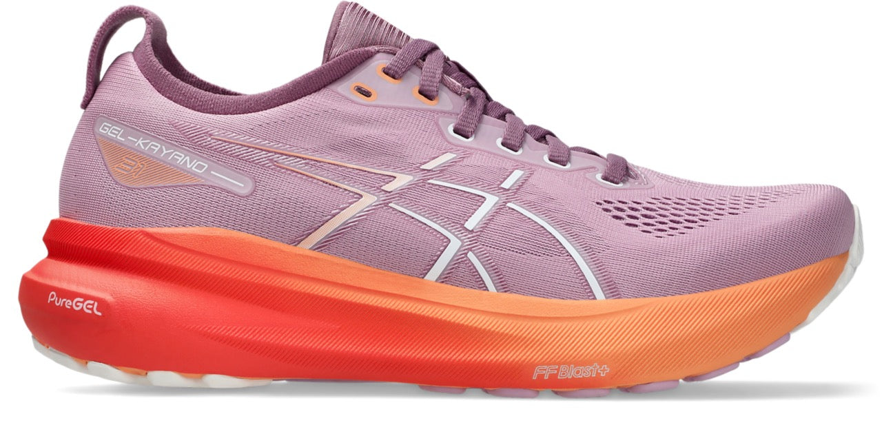 ASICS Women's GEL-Kayano 31 Running Shoes - Light Ube/White - Stability & Cushion for Road Running, Jogging, Gym Workouts