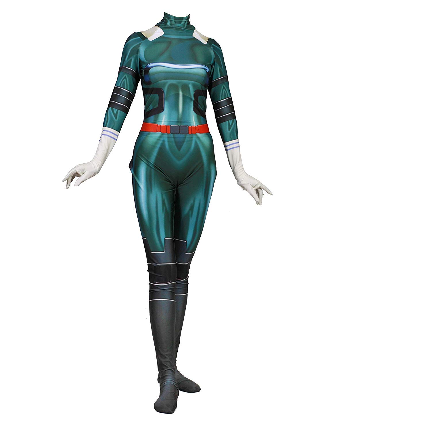 My Hero Academia Cosplay Costume - Anime Boku No Hero Lycra Bodysuit for Halloween & Conventions | Full Body Zentai Suit for Cosplay Enthusiasts